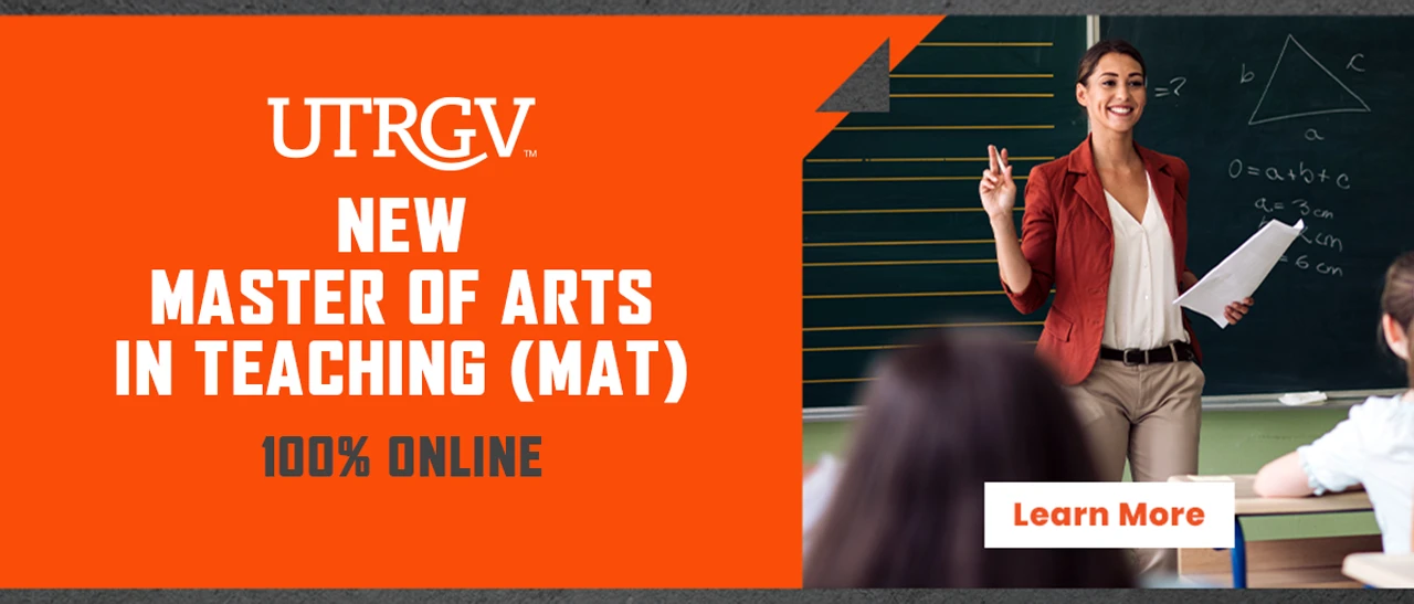 UTRGV New Master of Arts in Teaching (MAT). 100% Online. Learn more.